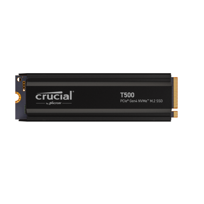 Crucial T500 1TB PCIe Gen4 NVMe M.2 SSD s hladilnikom CRUCIAL Crucial T500 1TB PCIe Gen4 NVMe M.2 SSD s hladilnikom