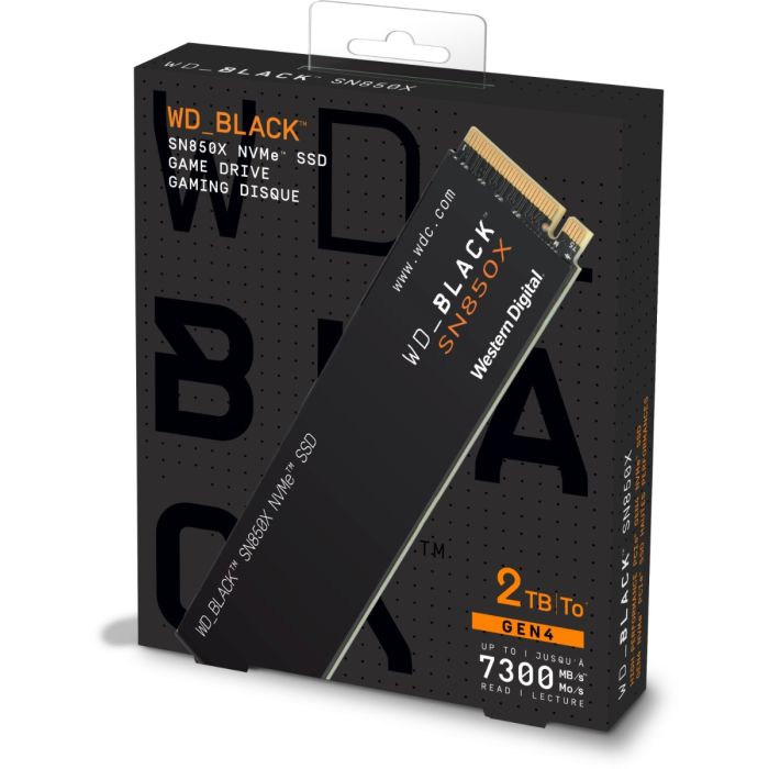 WD 2TB Black SN850X M.2 2280 PCI-e 4.0 NVMe 1.4 SSD disk WD WD 2TB Black SN850X M.2 2280 PCI-e 4.0 NVMe 1.4 SSD disk