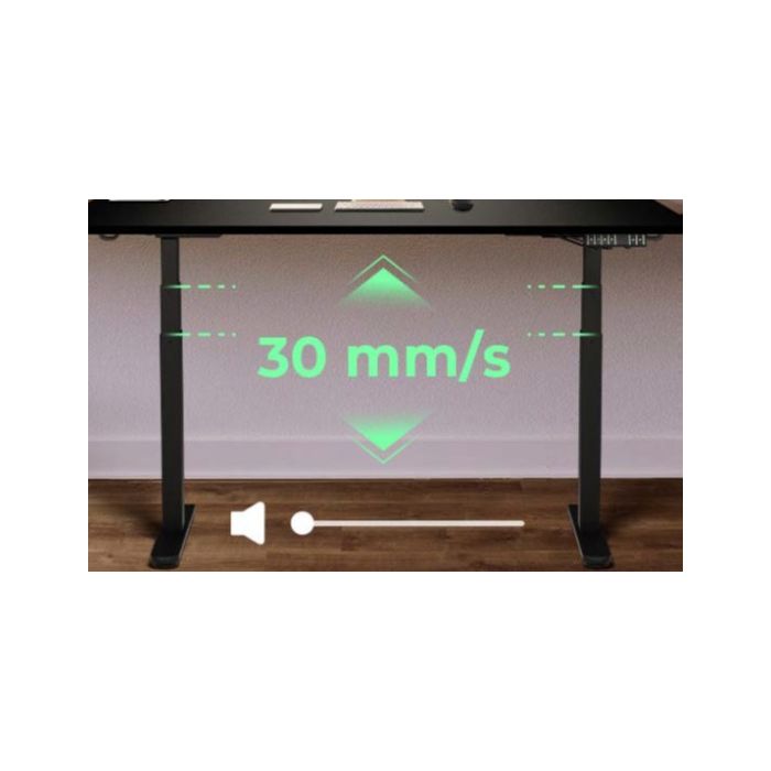 Icybox IB-EW122B-TT ergonomska električna dvižna miza