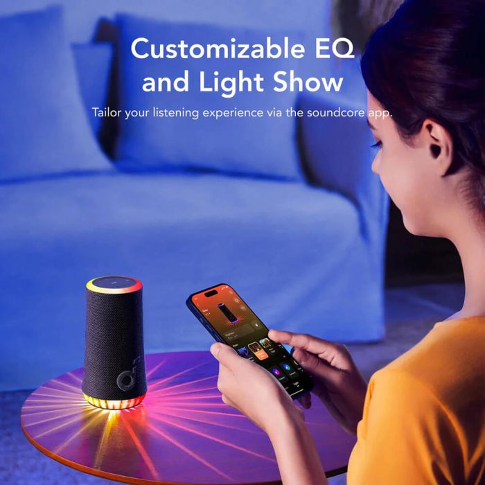 Anker Soundcore prenosni Bluetooth zvočnik Glow, moder ANKER Anker Soundcore prenosni Bluetooth zvočnik Glow, moder