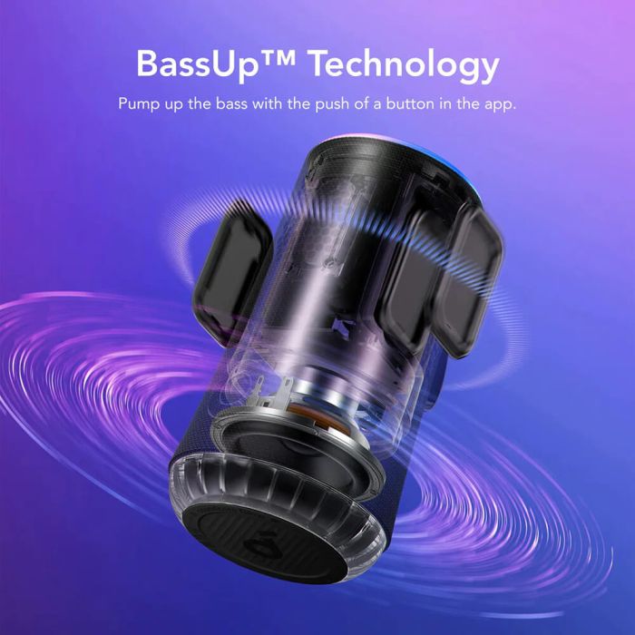 Anker Soundcore prenosni Bluetooth zvočnik Glow, moder ANKER Anker Soundcore prenosni Bluetooth zvočnik Glow, moder