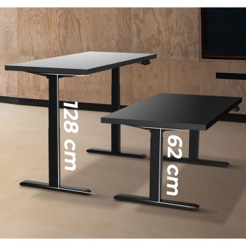 IcyBox IB-EW205B-T podnožje za ergonomsko električno dvižno mizo