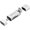 Sandberg čitalec kartic USB-C, USB-A in micro-USB SANDBERG Sandberg čitalec kartic USB-C, USB-A in micro-USB