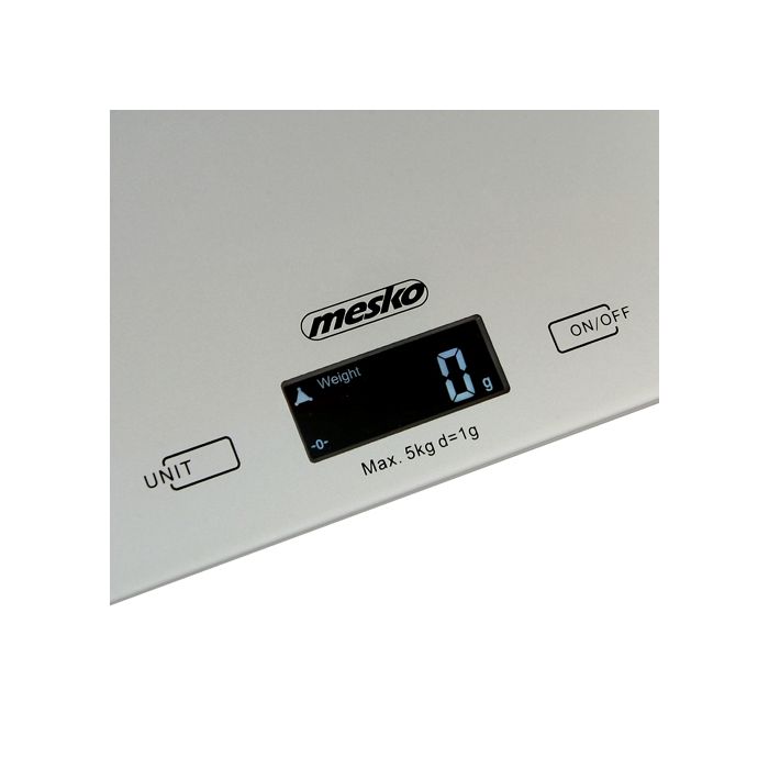 Mesko kuhinjska tehtnica srebrna MESKO Mesko kuhinjska tehtnica srebrna