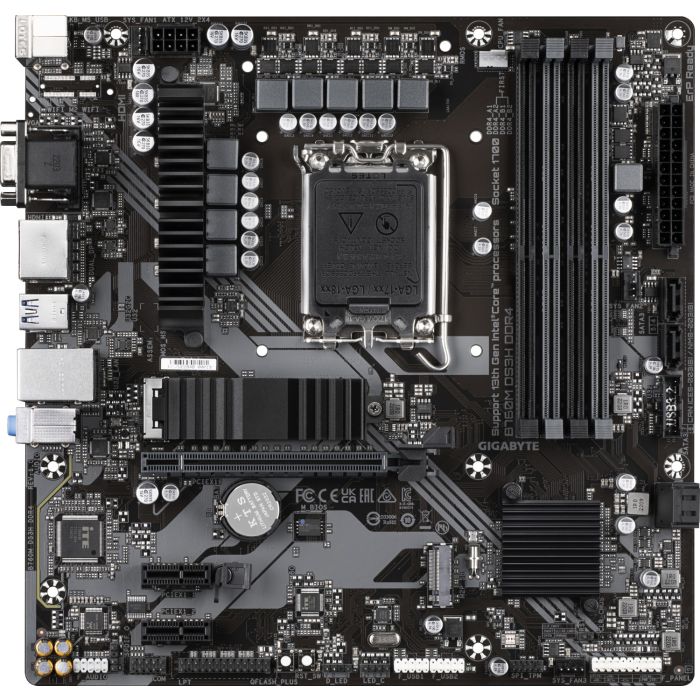 GIGABYTE B760M DS3H DDR4, DDR4, SATA3, USB3.2Gen2, DP, LGA1700 mATX