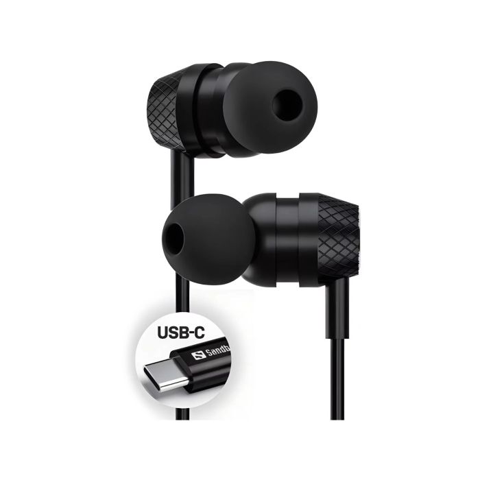 Sandberg USB-C/A In-Earset with Line-Mic žične slušalke z mikrofonom
