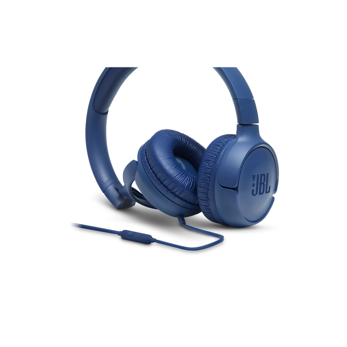 JBL Tune 500 naglavne slušalke z mikrofonom, modre