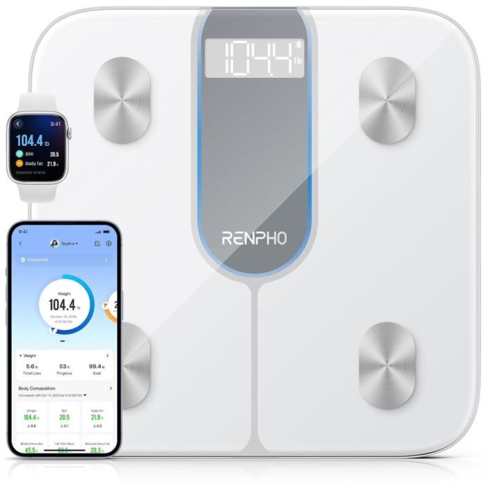 RENPHO Elis 1C pametna osebna tehtnica RENPHO RENPHO Elis 1C pametna osebna tehtnica