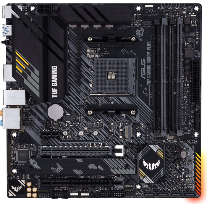 ASUS TUF GAMING B550M-PLUS, DDR4, SATA3, USB3.2Gen2, DP, 2.5Gb, AM4 mATX
