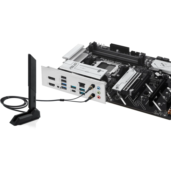 ASUS PRIME B850-PLUS WIFI, DDR5, SATA3, USB4, DP, 2.5GbE, WiFi 6E, AM5 ATX