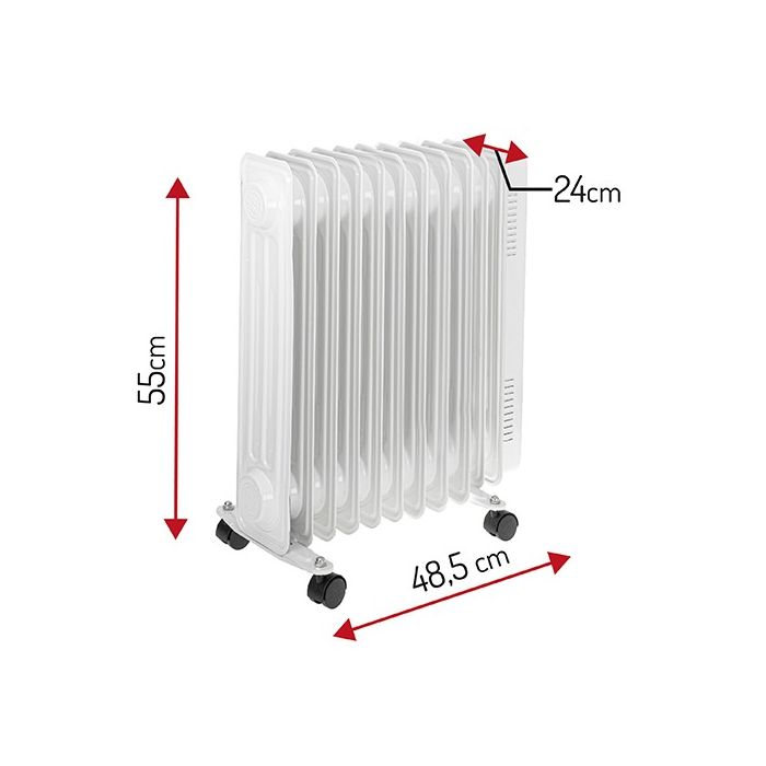 Adler Oljni radiator 11 reberni 2500W ADLER Adler Oljni radiator 11 reberni 2500W