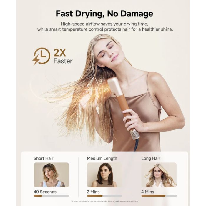 Dreame Airstyle Pro sušilnik in oblikovalec las s 7 nastavki, rjavi