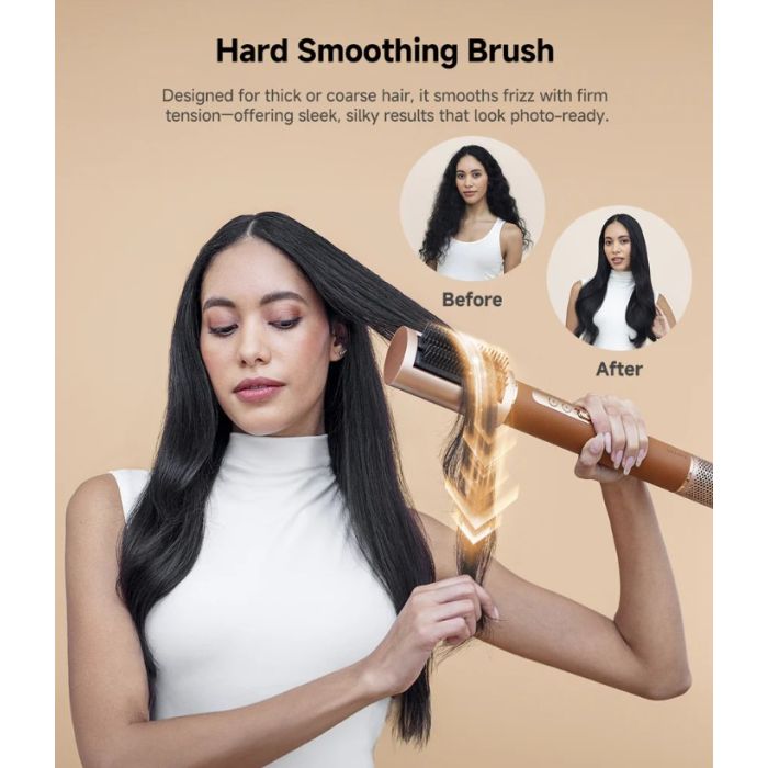 Dreame Airstyle Pro sušilnik in oblikovalec las s 7 nastavki, rjavi