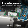 Crucial E100 480GB PCIe Gen4 NVMe 2280 M.2 SSD