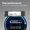 Crucial E100 2TB PCIe Gen4 NVMe 2280 M.2 SSD