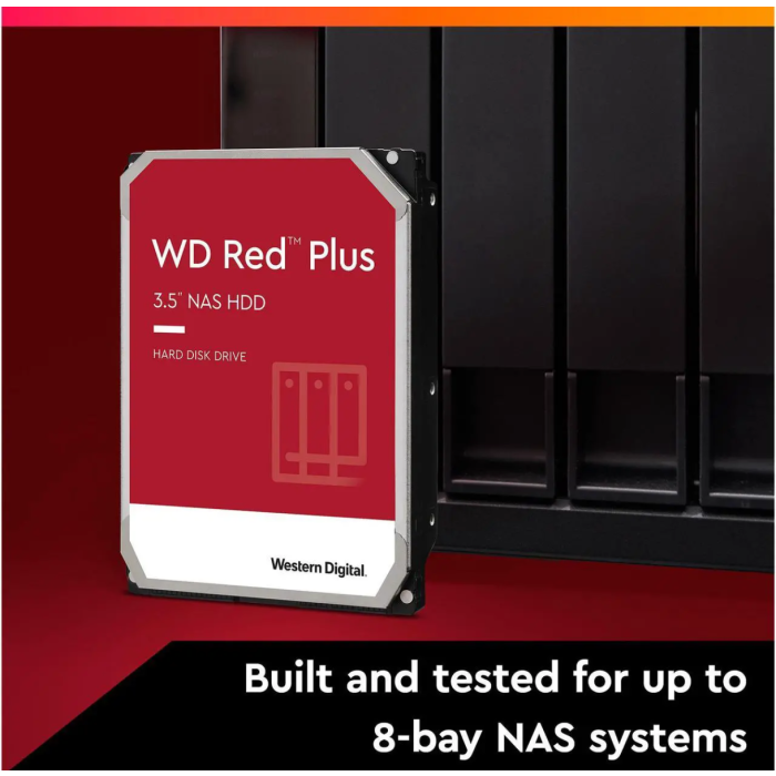 WD 2TB Red Plus 3,5 SATA 6Gb/s 5400rpm 64MB HDD disk WD WD 2TB Red Plus 3,5 SATA 6Gb/s 5400rpm 64MB HDD disk
