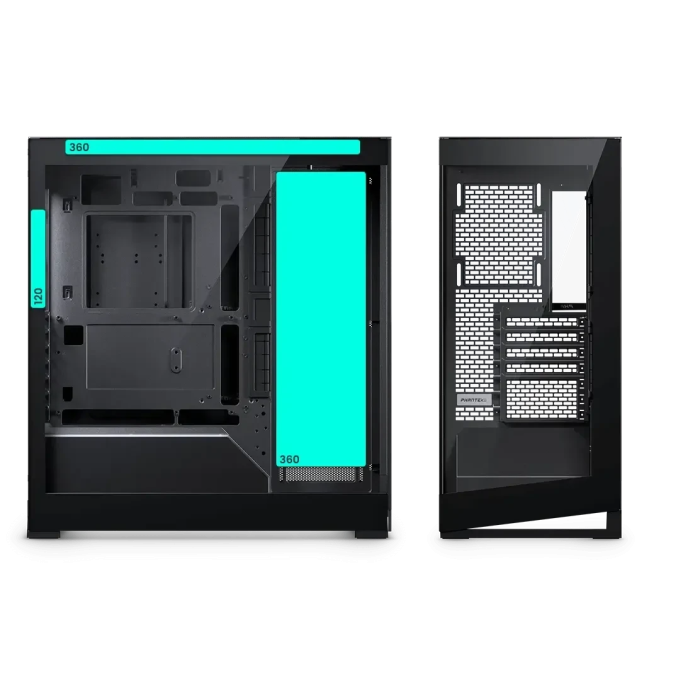 PHANTEKS NV5 MKII TEMPERED GLASS D-RGB E-ATX črno ohišje