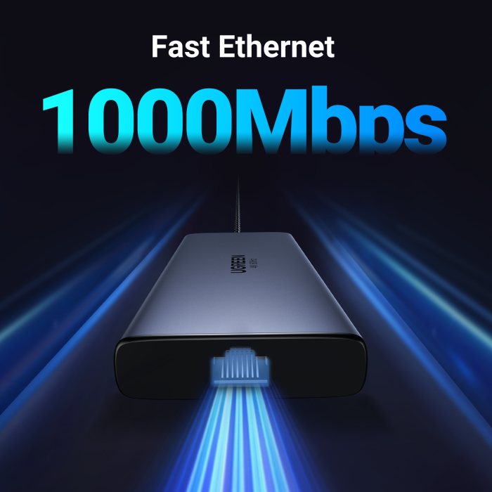 Ugreen 10v1 USB-C priklopna postaja s 100W PD vhodom UGREEN Ugreen 10v1 USB-C priklopna postaja s 100W PD vhodom