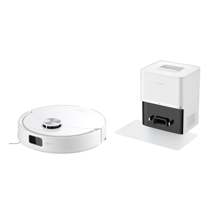 Roborock Q10 VF+ robotski sesalnik s samopraznilno postajo, bel