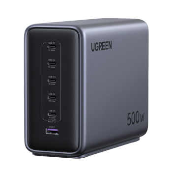 Ugreen Nexode 500W GaN 6-portni USB polnilec