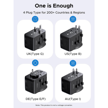 Ugreen 65W univerzalni potovalni adapter Ugreen 65W univerzalni potovalni adapter