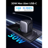 Ugreen 60W avtopolnilec z vgrajenim USB-C kablom