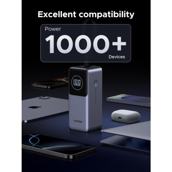 Ugreen prenosna polnilna baterija 12.000mAh, 100W