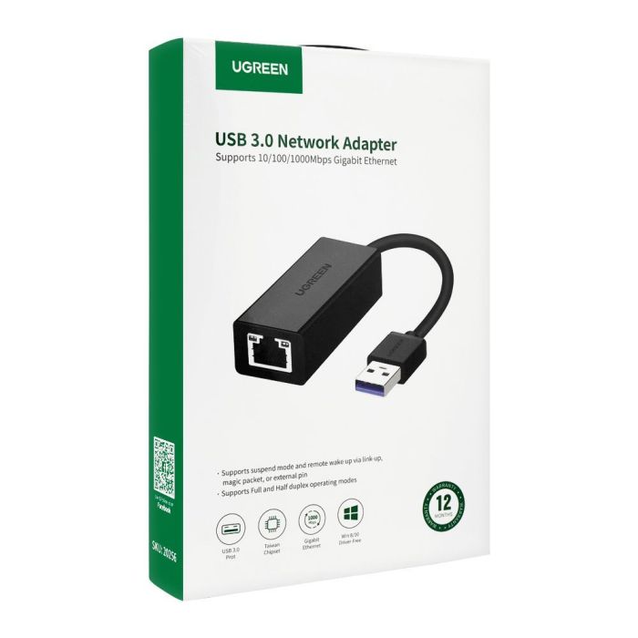 Ugreen USB 3.0 Gigabitna mrežna kartica - box