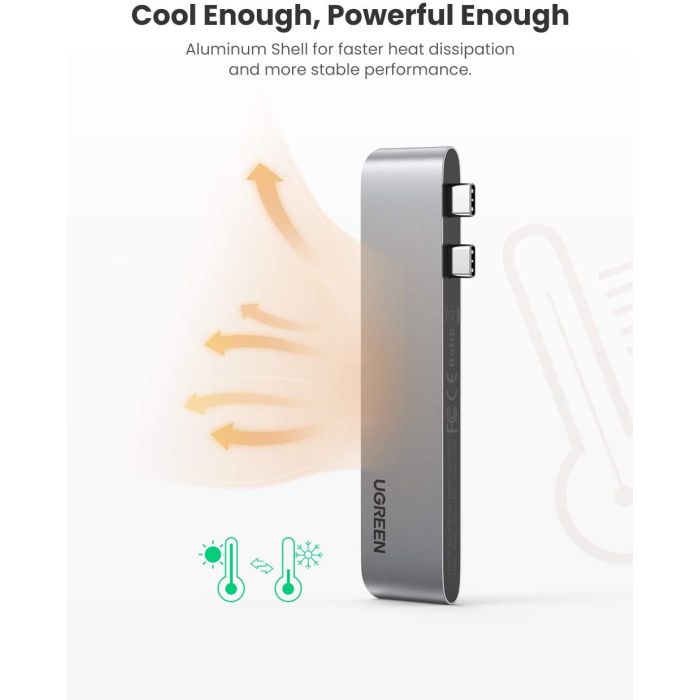 UGREEN USB-C Hub za MacBook (HDMI, USB-C, 2x USB 3.0) - box