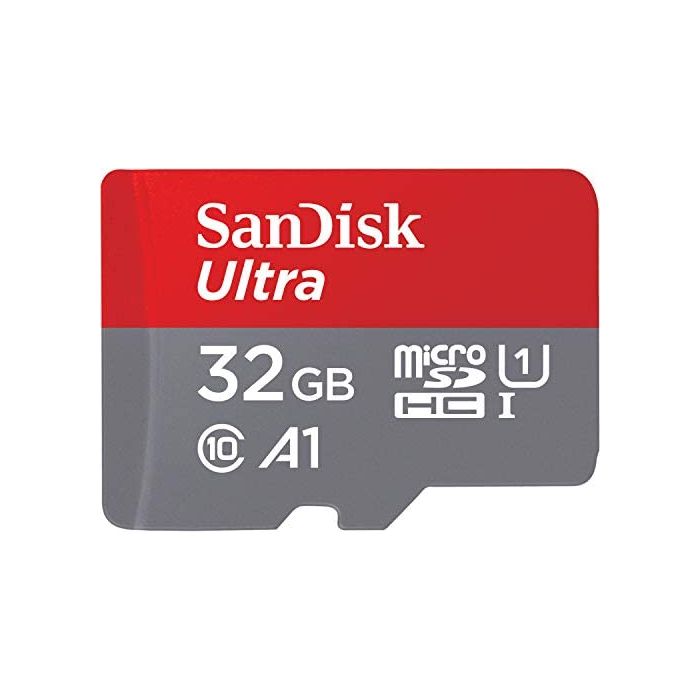 SanDisk Ultra microSDHC 32GB + SD Adapter 120MB/s  A1 Class 10 UHS-I