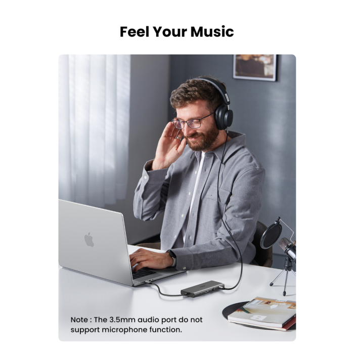 Ugreen 11v1 USB-C priklopna postaja s 100W PD vhodom UGREEN Ugreen 11v1 USB-C priklopna postaja s 100W PD vhodom