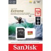 SanDisk Extreme microSDXC 128GB for Action Cams and Drones + SD Adapter 190MB/s & 90MB/s A2 C10 V30