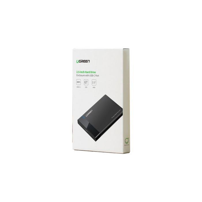 Ugreen 2.5 HDD ohišje USB-C vhod črno - box