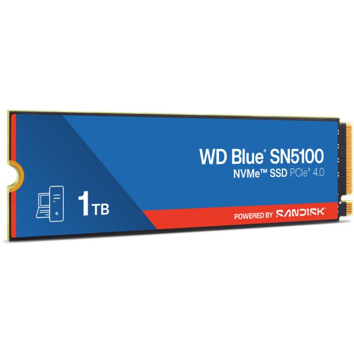 WD 1TB Blue SN5100 M.2 2280 PCI-e 4.0 NVMe 1.4c SSD disk