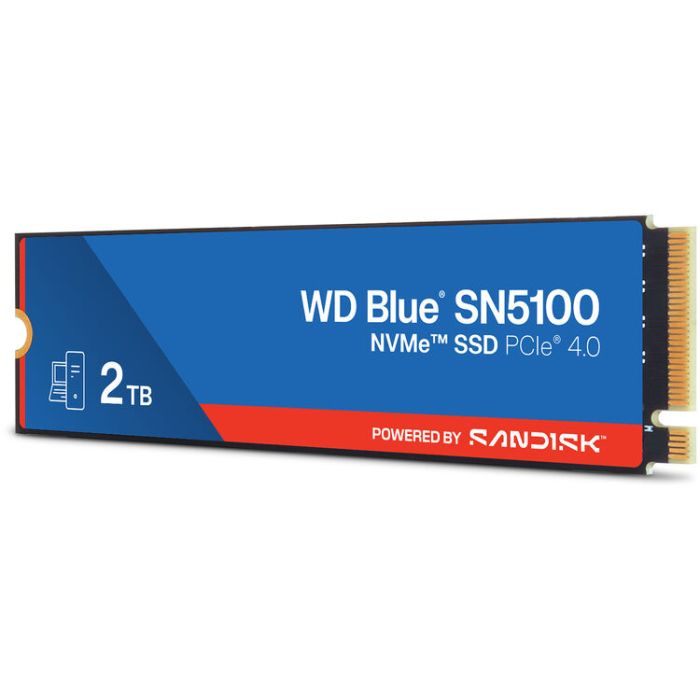WD 2TB Blue SN5100 M.2 2280 PCI-e 4.0 NVMe 1.4c SSD disk