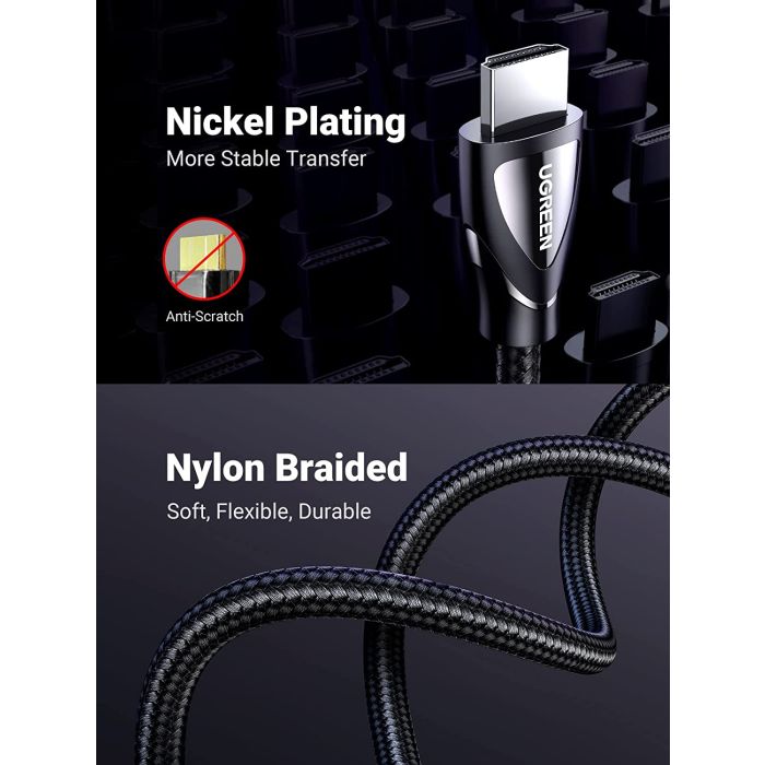 Ugreen 8K HDMI kabel 2.1 8K@60Hz 4K@120Hz, 2M - polybag