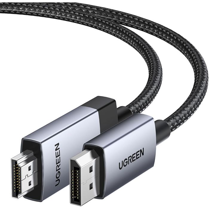 UGREEN DisplayPort na HDMI kabel 4K@60Hz HDR Active DP 1.2 v HDMI 2.0, 1M