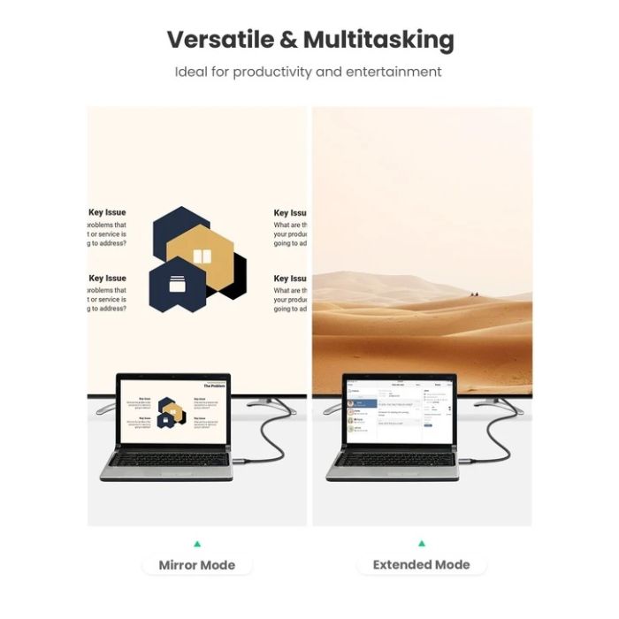 Ugreen USB-C na HDMI kabel 1.5m 4K@60Hz - box UGREEN Ugreen USB-C na HDMI kabel 1.5m 4K@60Hz - box