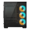Gigabyte C500 PANORAMIC STEALTH ICE USB-C USB 3.2 Gen2 ATX ARGB osvetljeno ohišje, črno