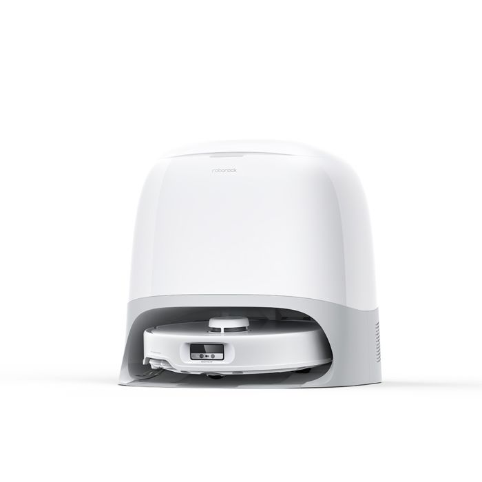 Roborock Qrevo Curv robotski sesalnik s samopraznilno postajo, bel