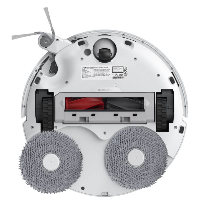 Roborock Qrevo Curv robotski sesalnik s samopraznilno postajo, bel