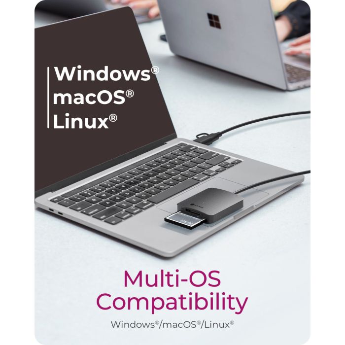 IcyBox IB-CR302-CU3 čitalec kartic USB 3.0 z USB-A in USB-C priključkom ICYBOX IcyBox IB-CR302-CU3 čitalec kartic USB 3.0 z USB-A in USB-C priključkom