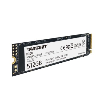 Patriot P300 512GB M.2 NVMe SSD PCIe Gen 3 x4 Patriot P300 512GB M.2 NVMe SSD PCIe Gen 3 x4