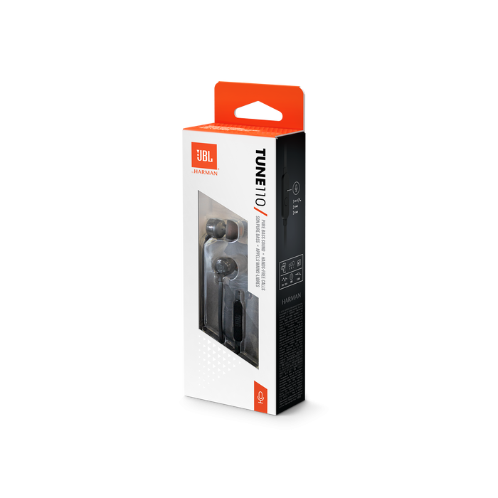 JBL Tune 110 In-ear slušalke z mikrofonom, črne