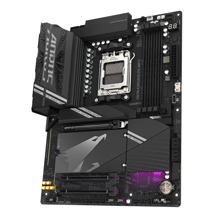 GIGABYTE X870 AORUS ELITE WIFI7, DDR5, SATA3, USB4, DP, 2.5GbE, WiFi 7, AM5 ATX