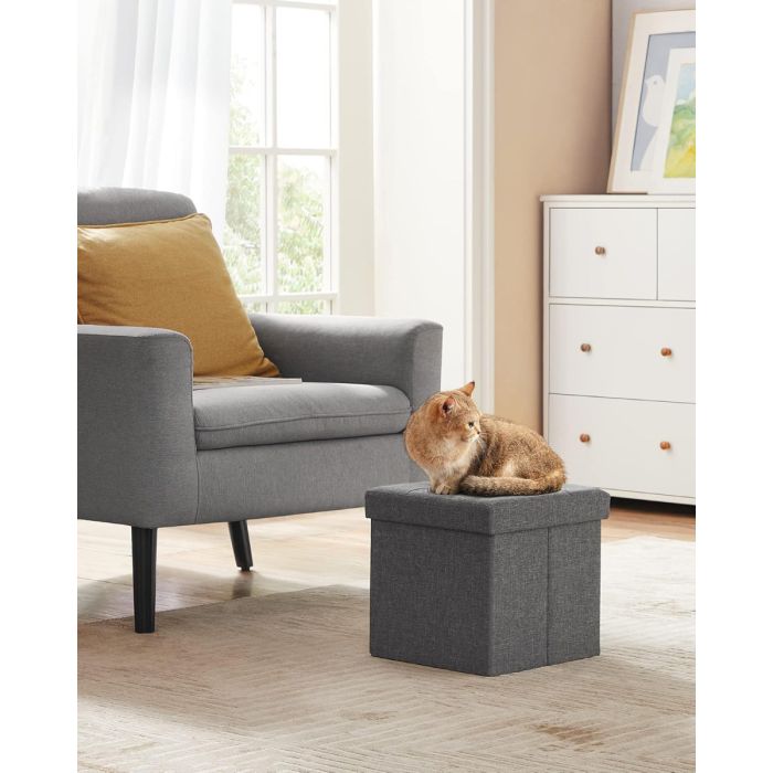 SONGMICS zložljiva shranjevalna tabureta