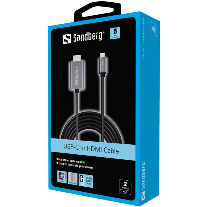 Sandberg USB-C na HDMI Cable 2m vmesni kabel