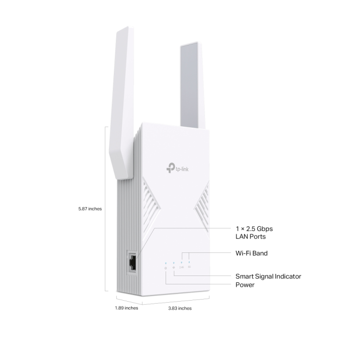TP-LINK RE235BE BE3600 Wi-Fi 7 Range Extender TP-LINK TP-LINK RE235BE BE3600 Wi-Fi 7 Range Extender