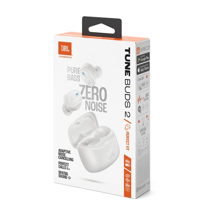 JBL Tune Buds 2 brezžične slušalke z mikrofonom, bele
