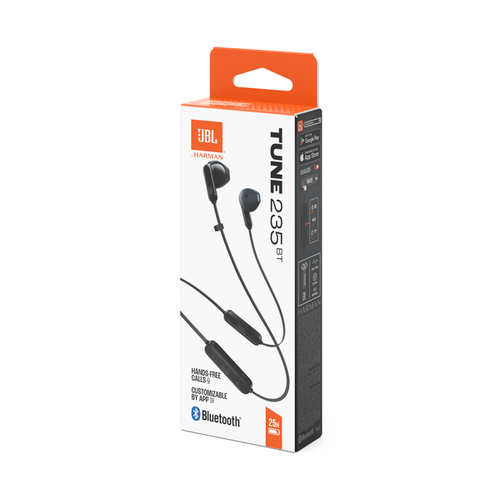 JBL Tune 235BT In-ear slušalke z mikrofonom, črne JBL JBL Tune 235BT In-ear slušalke z mikrofonom, črne